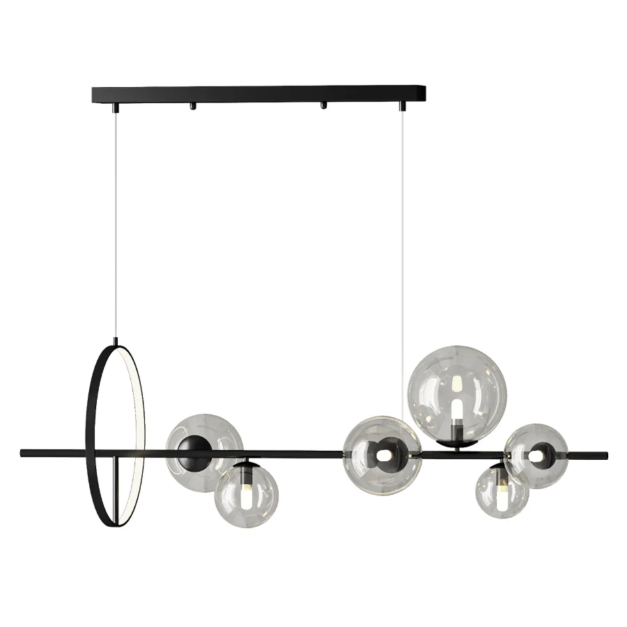 Ankur Ariel Modern LED Ring Chandelier - Image 2