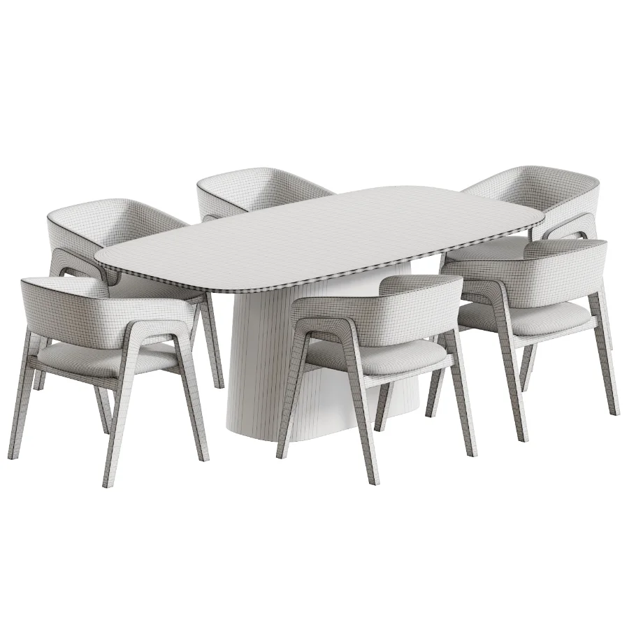 Dining set 024 - Image 5