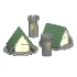 Castle Towers with Houses - Thumbnail 2
