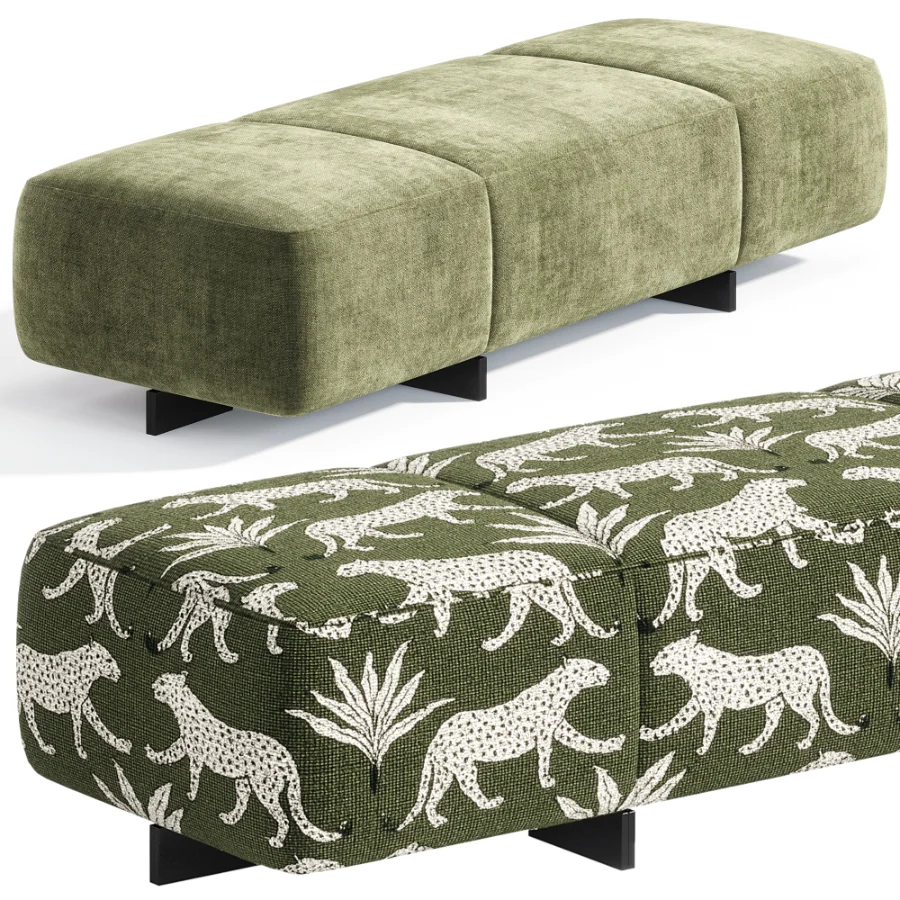 Yves Sofa Ottoman By Minotti - Image 6