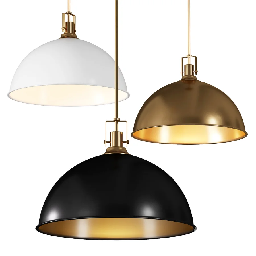 Single Dome Kitchen Island Pendant Light - Image 1