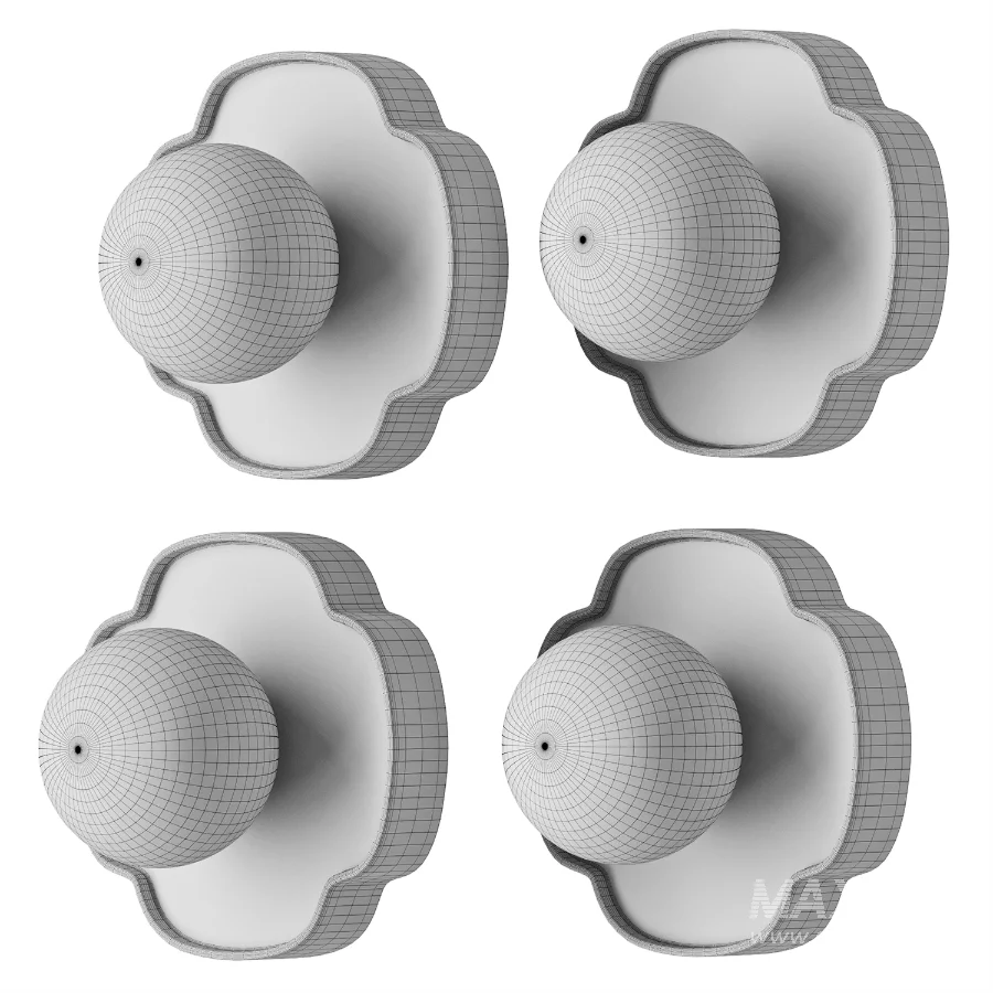 Flower Shape Round Glass Wall Lamp White Ceramic Opal NineLighting - Image 4