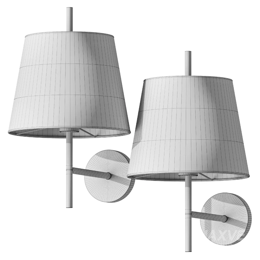 Sandy Wall Lamp by Freya - Image 4