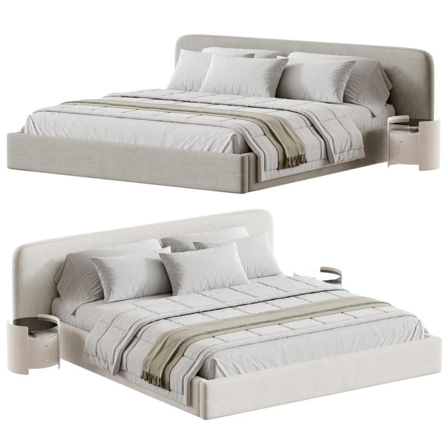 Modern Double Bed - Image 1