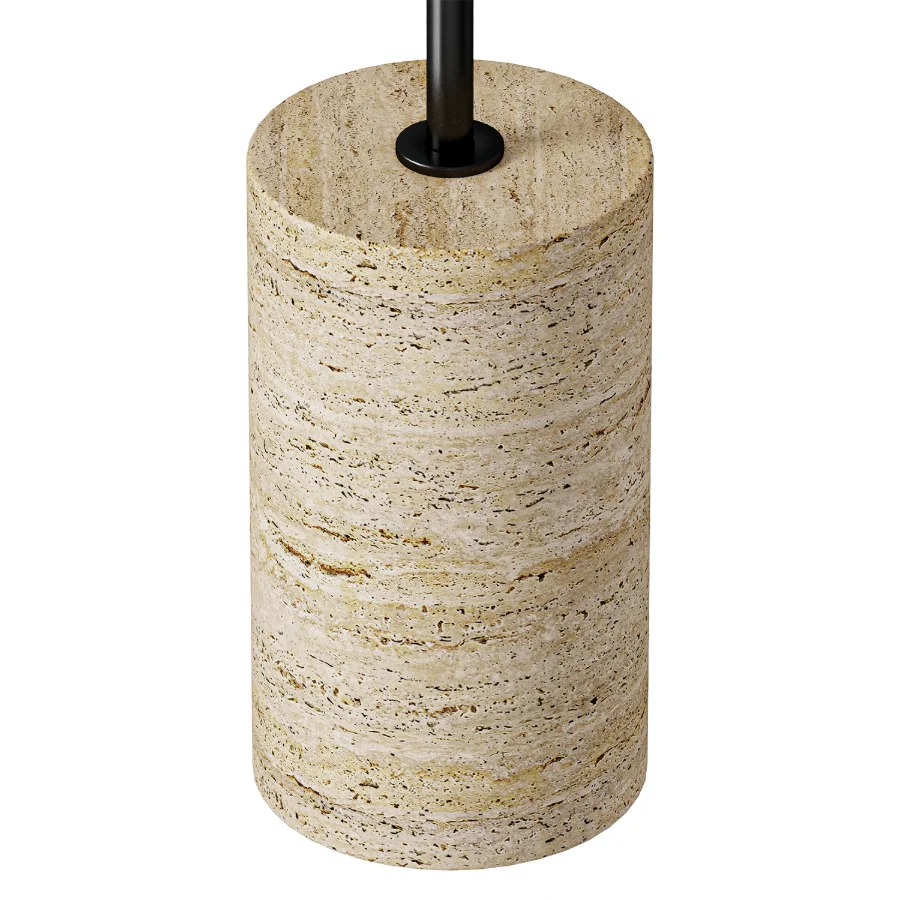 Delmare Matte Column Floor Lamp - Image 3