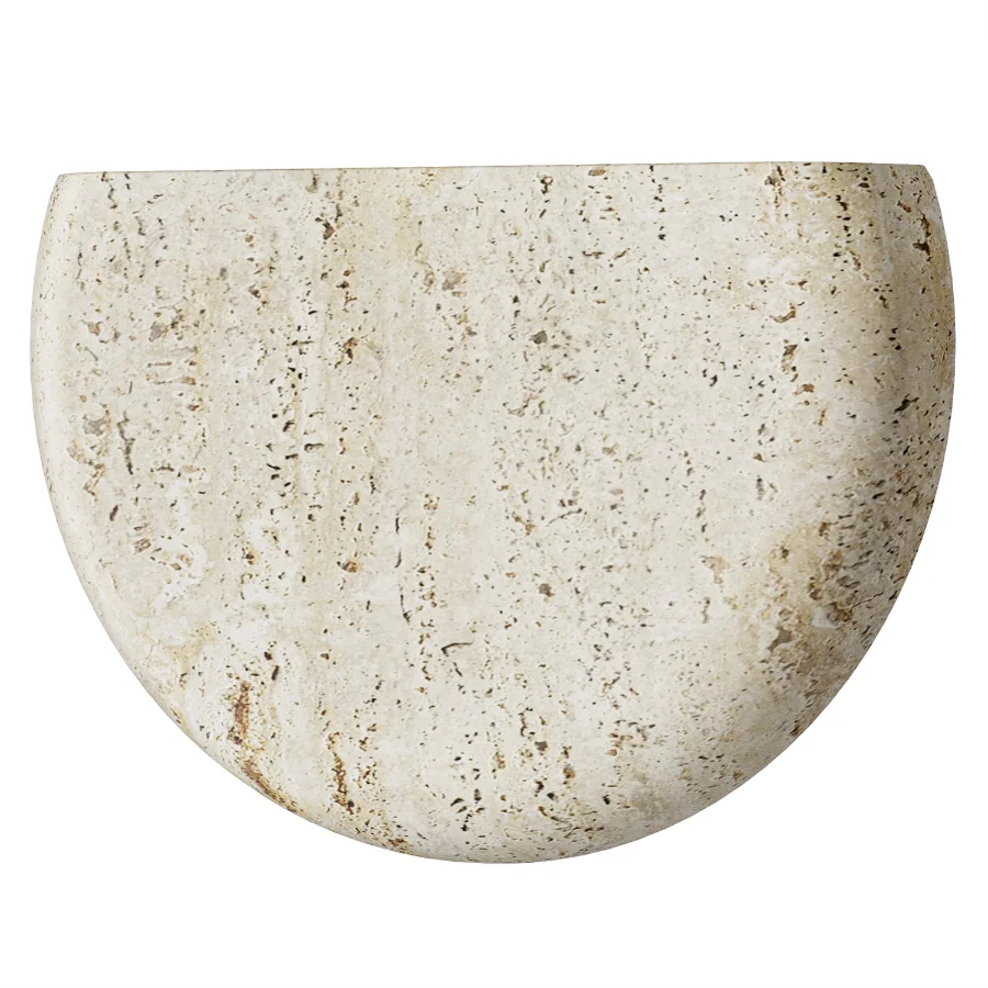 Travertine Wall Sconce - Image 2