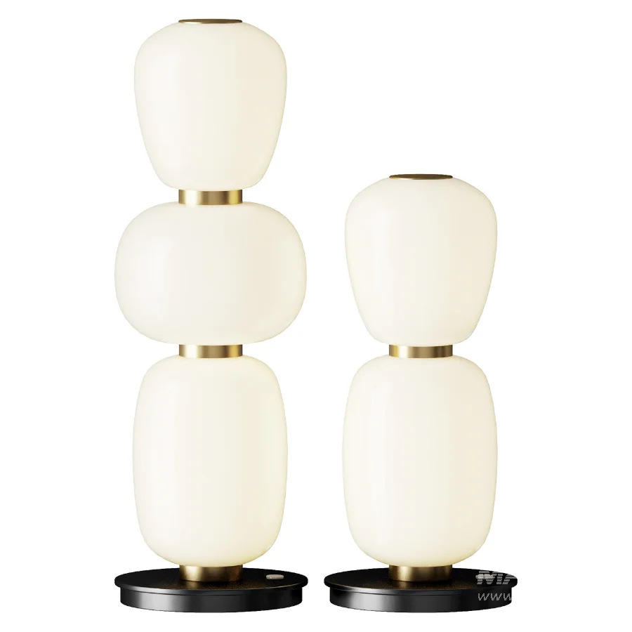 Kace Triple StackTable Lamp - Image 1