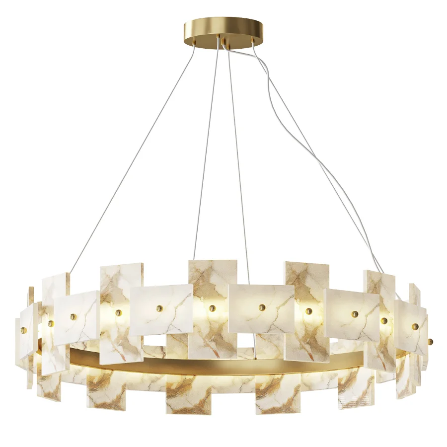 Alabaster Halo Chandelier - Image 2