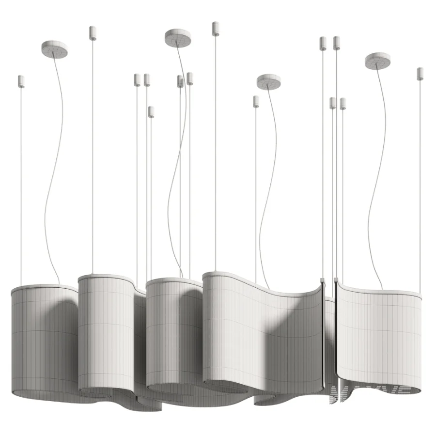 Люстра Волнение Fabric Chandelier - Image 2