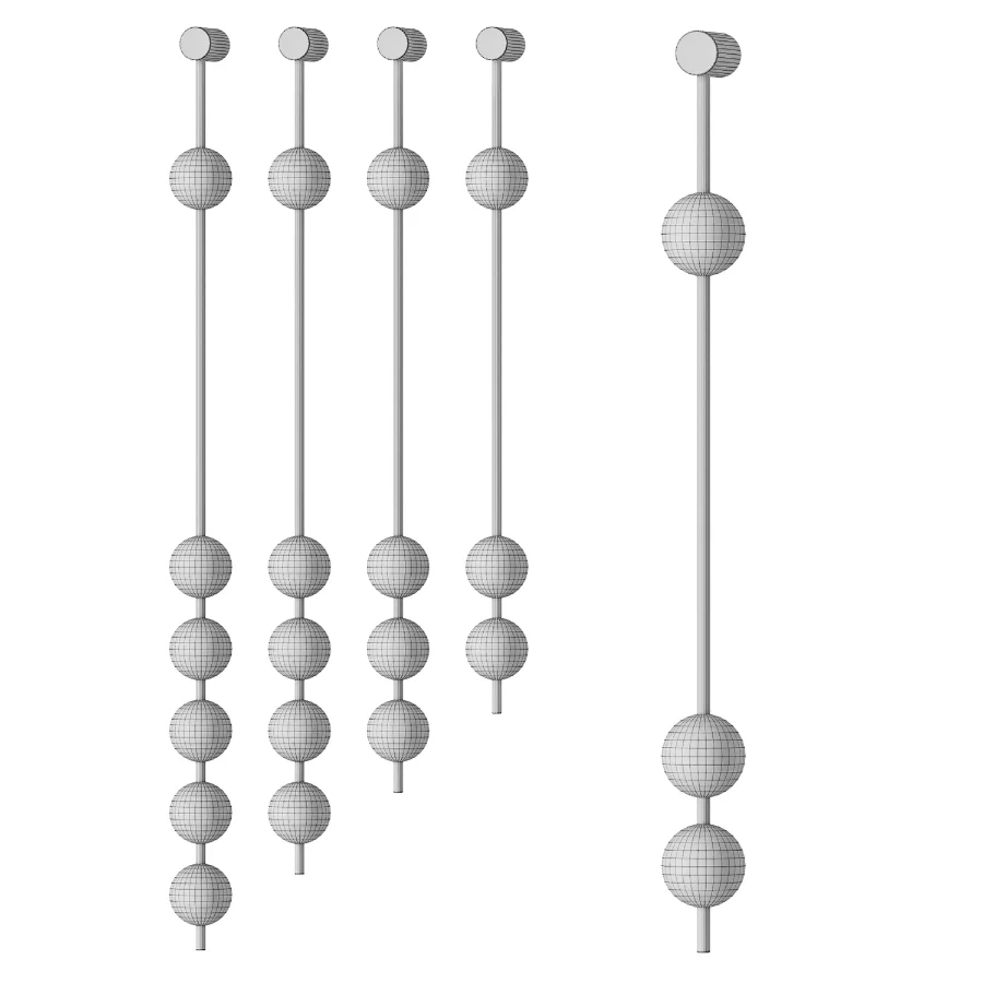 Vertical Balls Wall Lamp - Image 5