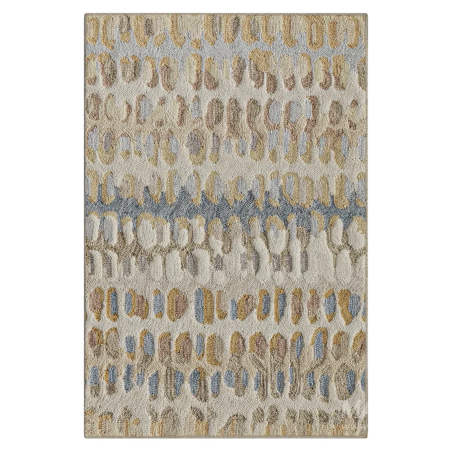 Paint Chip Natural Machine Washable Rug - Image 2