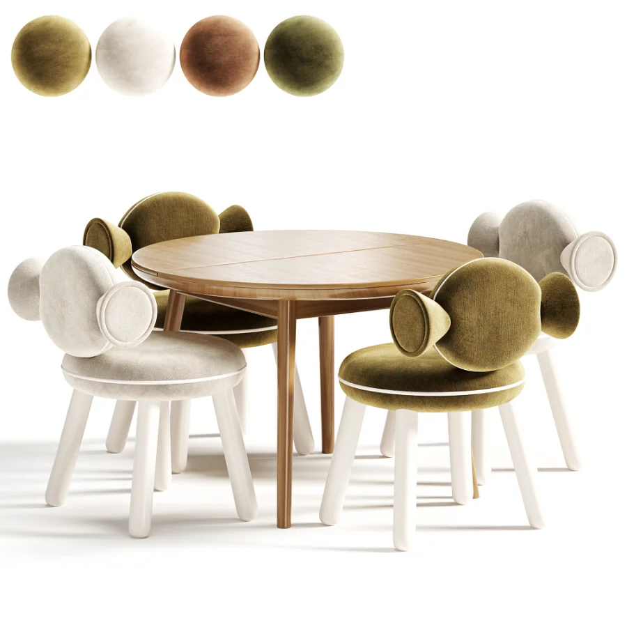 Детский стол и стулья Bonbon Chair By Circu - Image 7