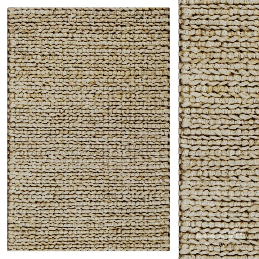 Jute Handwoven Natural Rug - Image 1