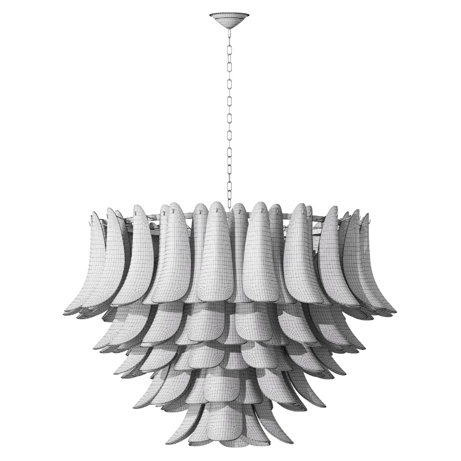 Large Modern Italian Murano Chandelier Palma EL151 - Image 4