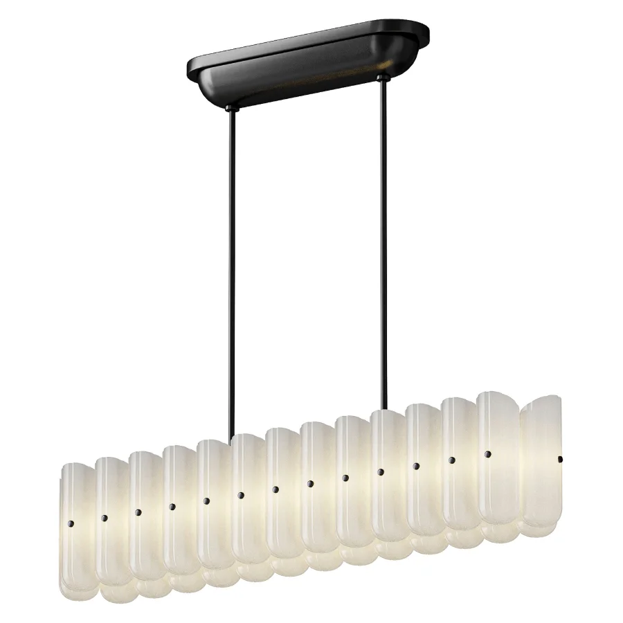 Rejuvenation Roll and Hill Lorna Linear Chandelier - Image 3