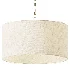 Dumora Iron Linen Drum Pendant - Thumbnail 2