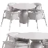 Arya K Chair and Sigrid Round Dining Table - Thumbnail 5