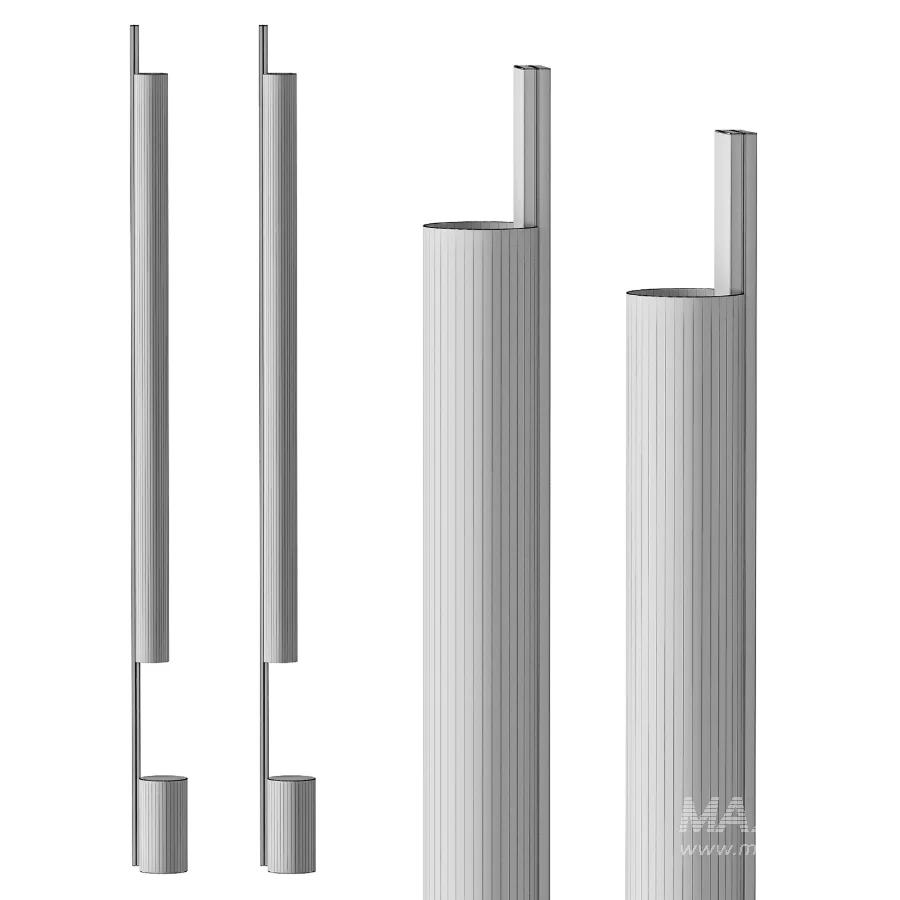 Panzeri Ombra Fabric Floor Lamp - Image 3