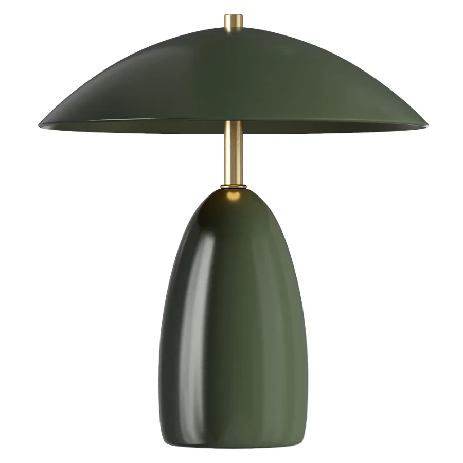 Aubrey LED Table Lamp Maroon - Image 2