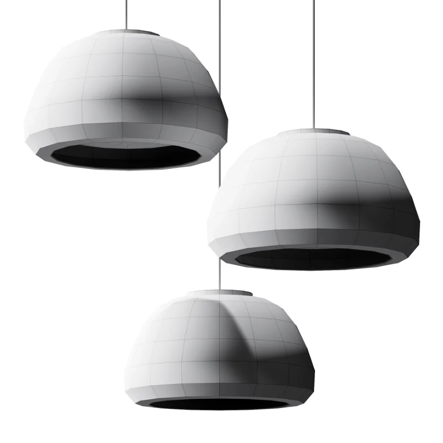 Modern Milk Glass Jelly Pendant Light - Image 5