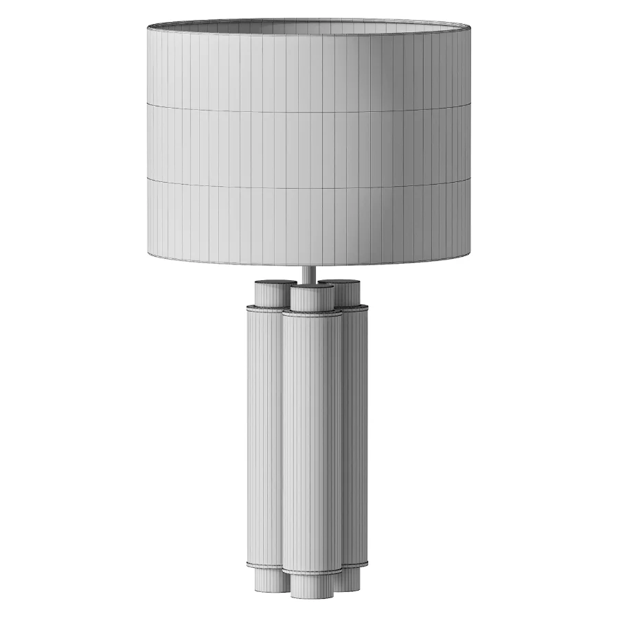 3 Clump Travertine Table Lamp Brilliant Maker - Image 3