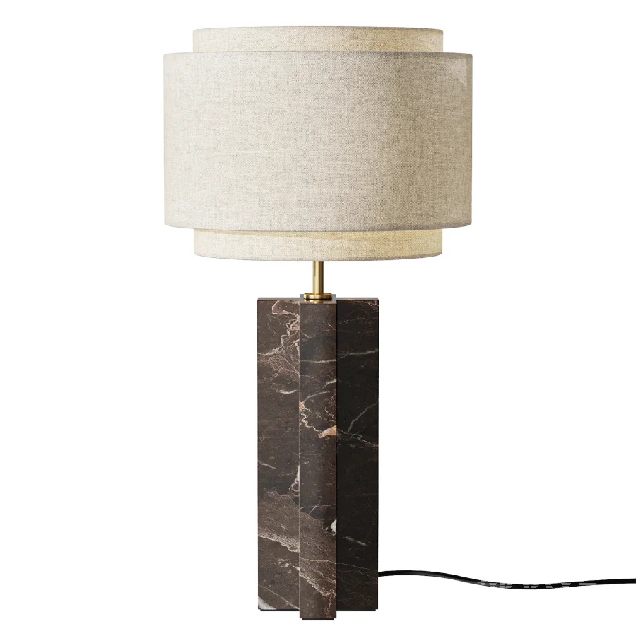 Takai Table Lamp Beige - Image 1