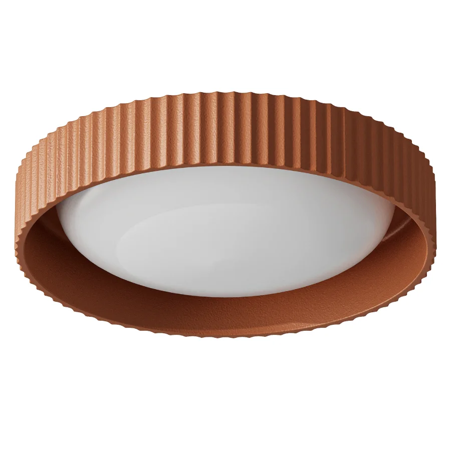 Lavra Colorful Gypsum Concrete Round Ceiling Light - Image 4