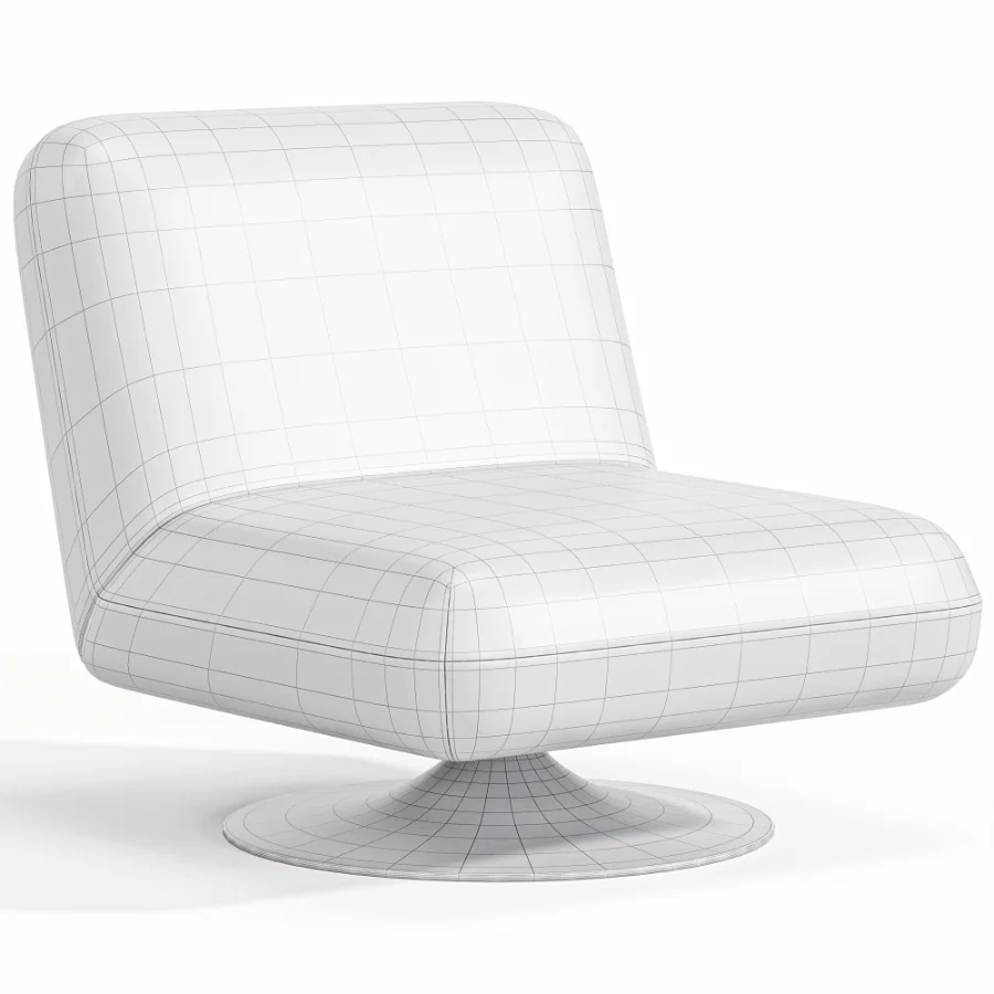 Swivel Accent Chair By ZaraHome - Image 3