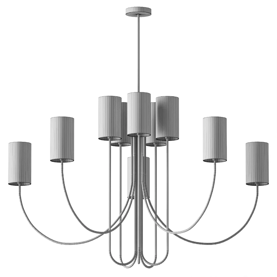 Hudson Valley Harlem 10 Light Chandelier - Image 4