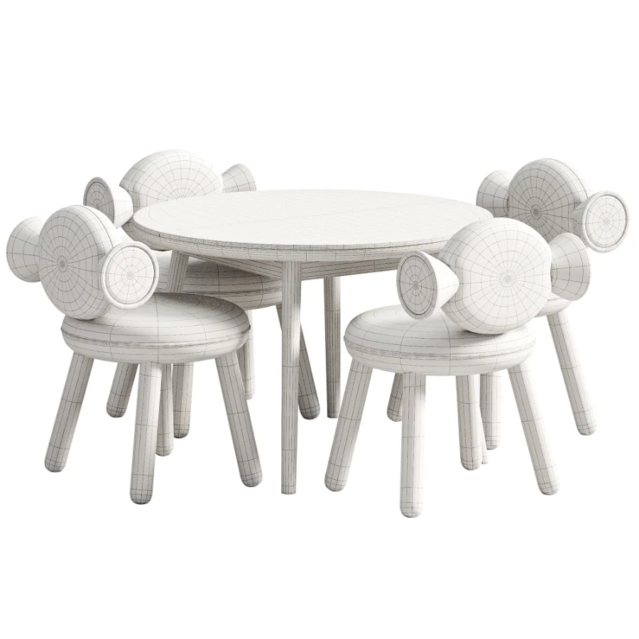 Детский стол и стулья Bonbon Chair By Circu - Image 4