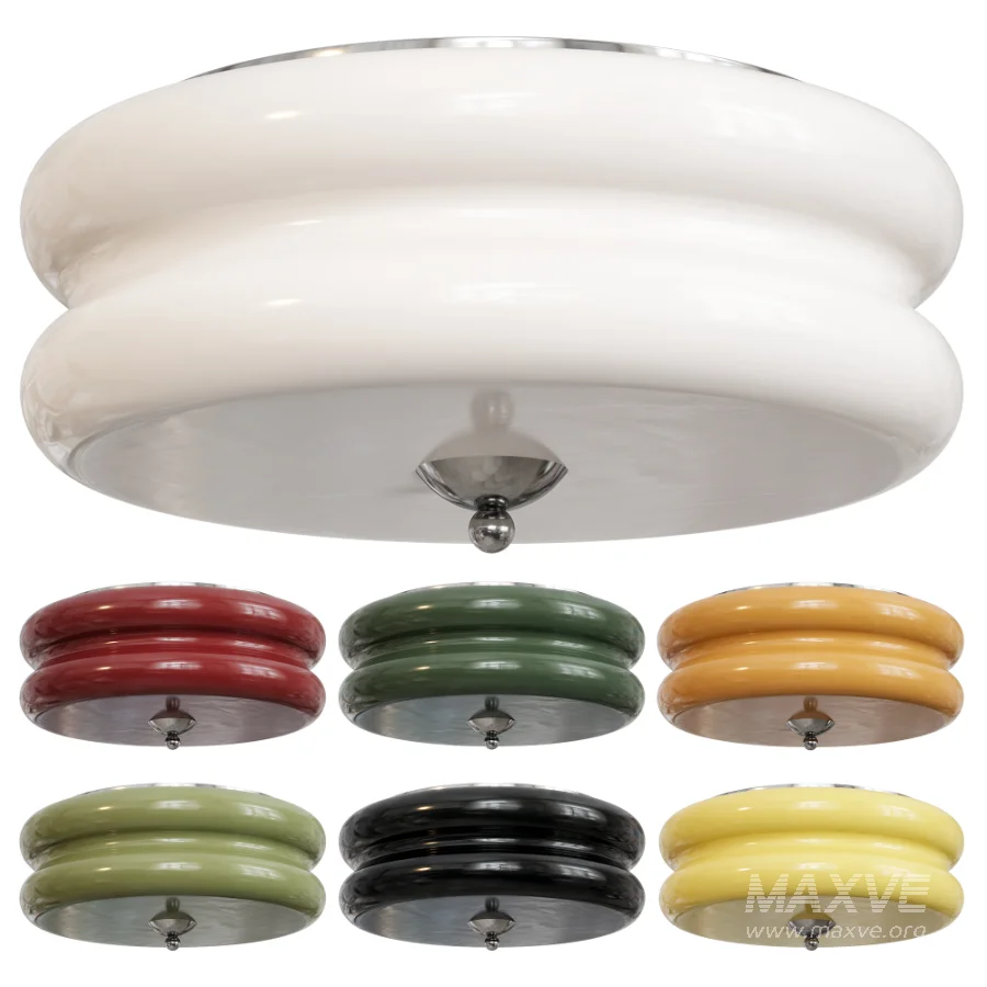 Art Deco Vintage Ceiling Light - Image 2