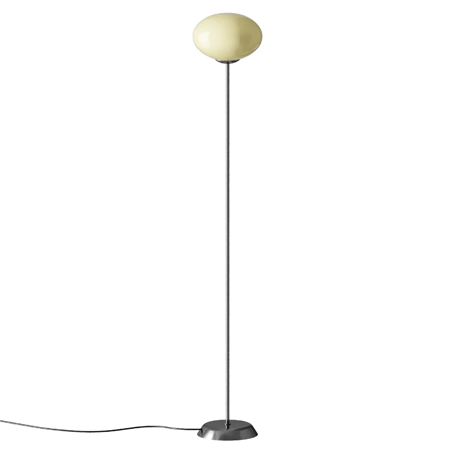 Zara Home Glass and Metal Floor Lamp - Image 2