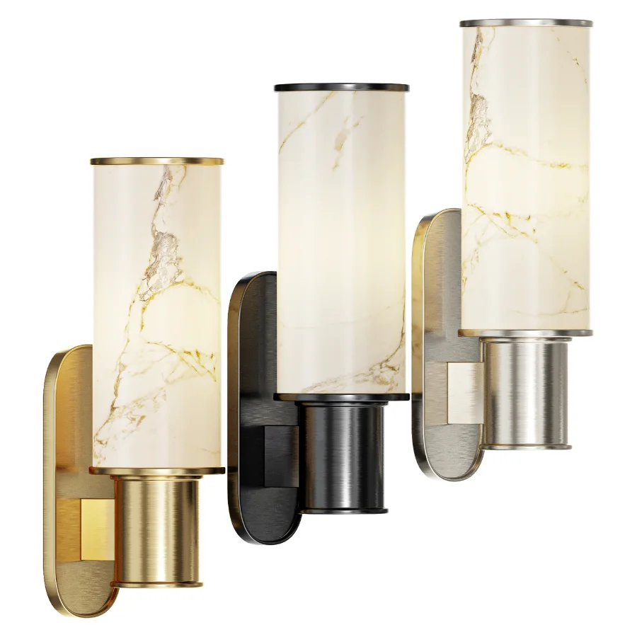Harlin Wall Sconce in Alabaster - Image 1