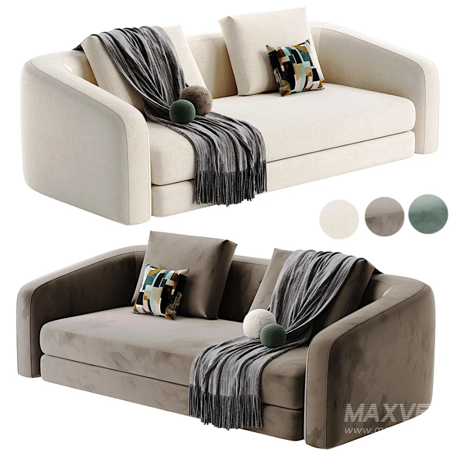 Teddy-Boucle Eliot sofa - Image 1