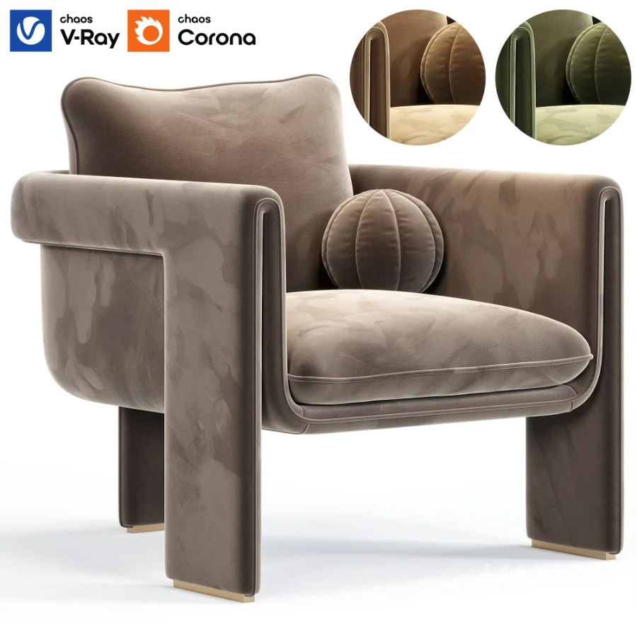 Ewers Armchair By Rete Home - Image 2