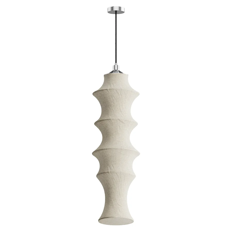 Yael 5 Silk Pendant Light - Image 3