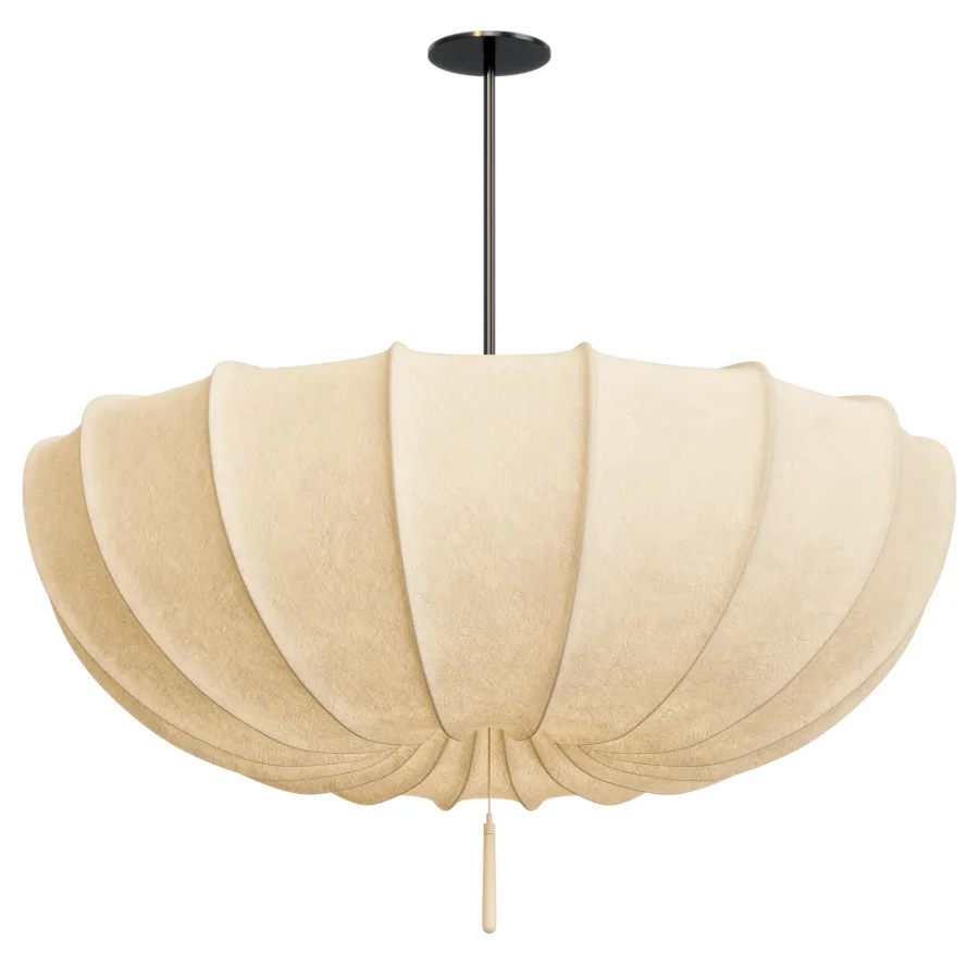 Traditional Japanese Light Chandelier For Living Room - Image 6