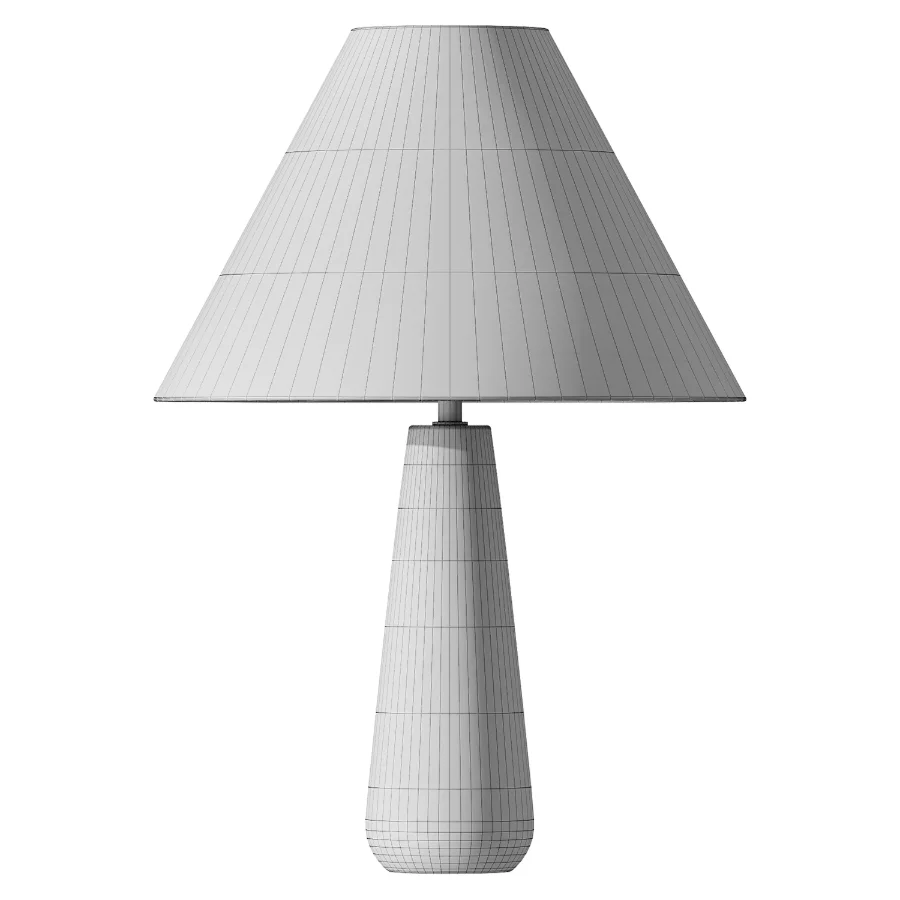 Polar White Cement Table Lamp - Image 2
