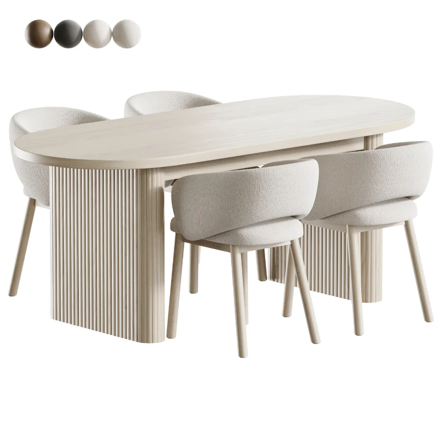 Dining set 032 - Image 4