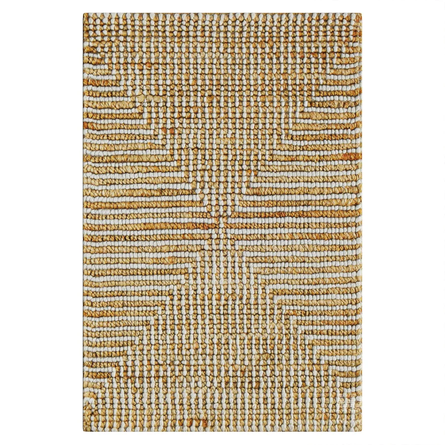 Kelan Ivory Handwoven Jute Rug - Image 2