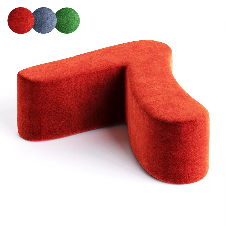 numbers 7 pouf - Image 3