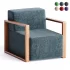 quadra armchair - Thumbnail 6