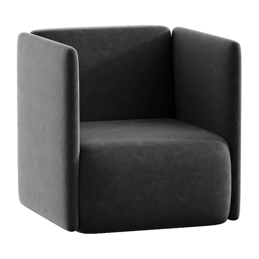 and fabric armchair - Image 5