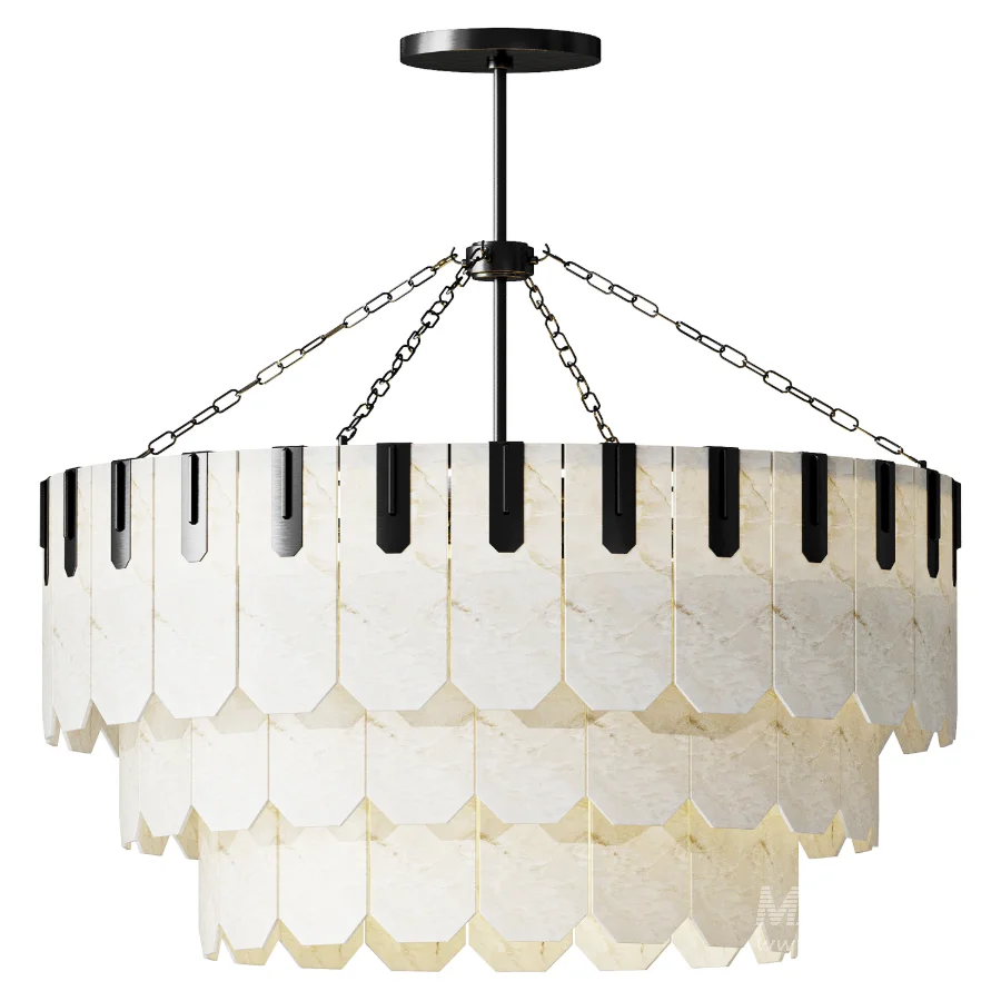Nadia Triple Tier Chandelier - Image 2