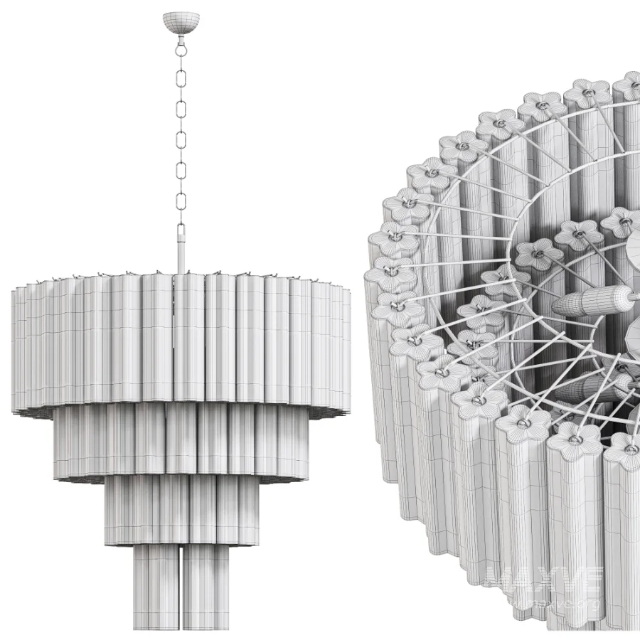 Tube 78 Chandelier By Correct - Image 7