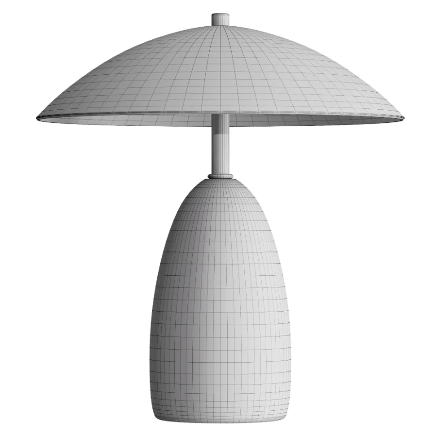 Aubrey LED Table Lamp Maroon - Image 3