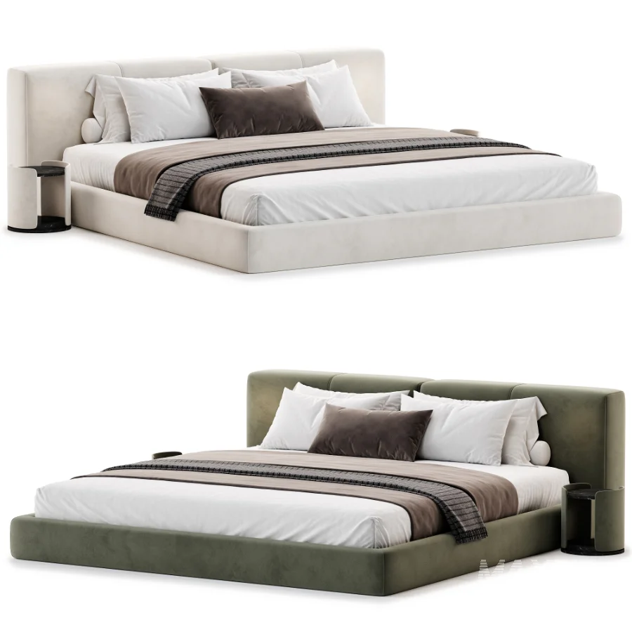 Lazy Bed with Horizontal Modern - Image 1
