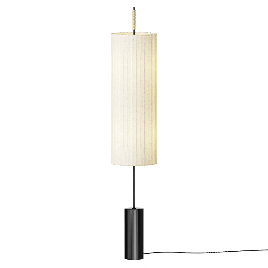 Santa & Cole Dorica Floor Lamp Brown Natural - Image 2