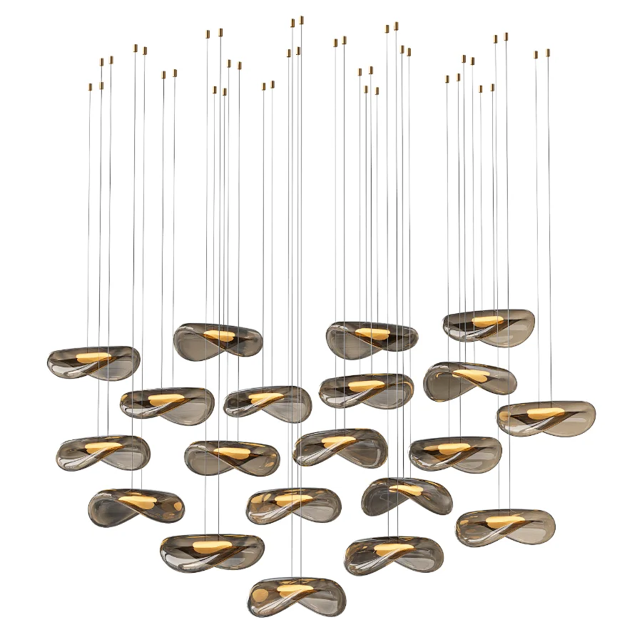 Organic Glass Pendant Light - Image 2