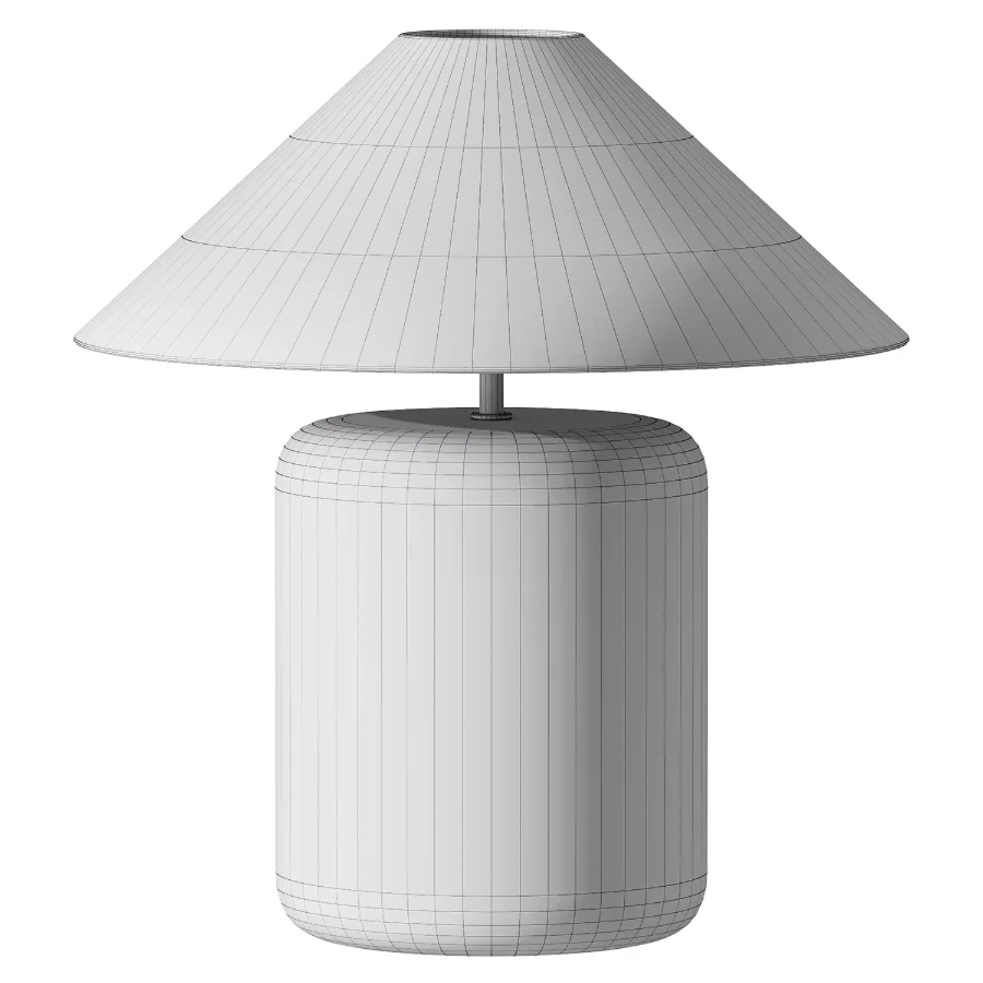 Block Golden Calacatta Marble Table Lamp - Image 3